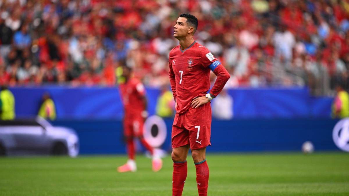 Portugals Superstar Cristiano Ronaldo steht nach seinem Auftritt beim entt&auml;uschenden 1:1 gegen DR Kongo massiv in der Kritik. (Foto)