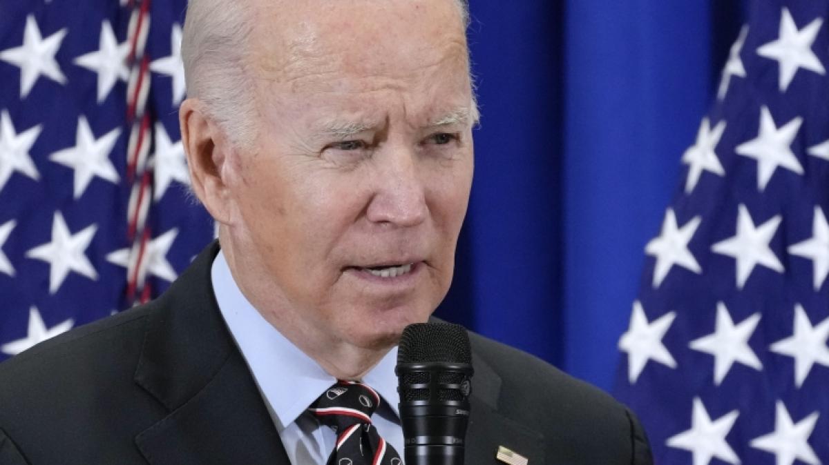 Joe Biden sorgte auch 2022 f&uuml;r skurrile Momente. (Foto)