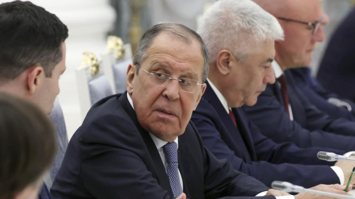 Der russische Au&szlig;enminister Sergej Lawrow drohte erneut der Nato. (Foto)