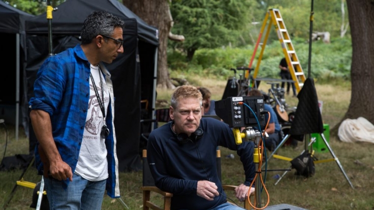 Kenneth Branagh bei seiner Arbeit am Set von