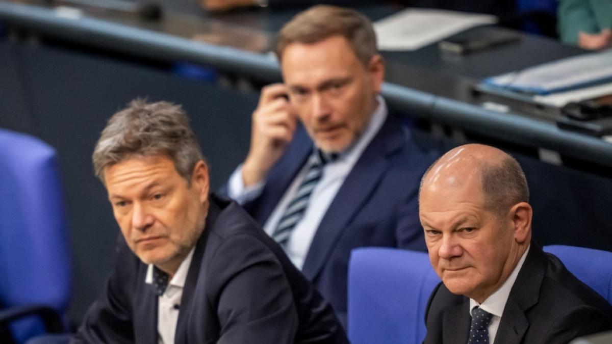 Die Ampel-Parteien verlieren in einer neuen Umfrage wieder Stimmen. (Foto)