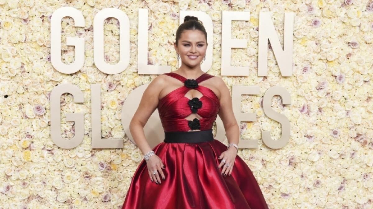 Wurde Selena Gomez bei den Golden Globes beim L&auml;stern erwischt? (Foto)