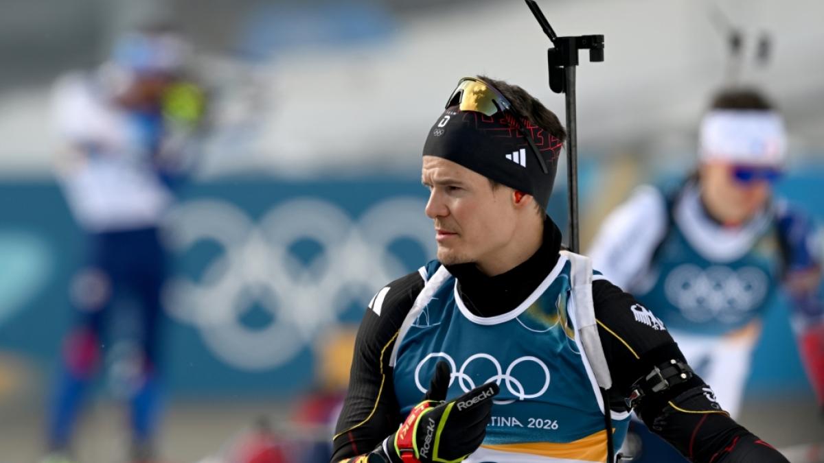 Der deutsche Biathlet Philipp Horn war Teilnehmer bei den Olympischen Winterspielen 2026. (Foto)