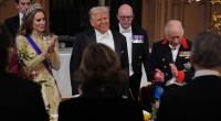 Donald Trumps prächtige Laune beim Staatsbankett war nicht zu übersehen.