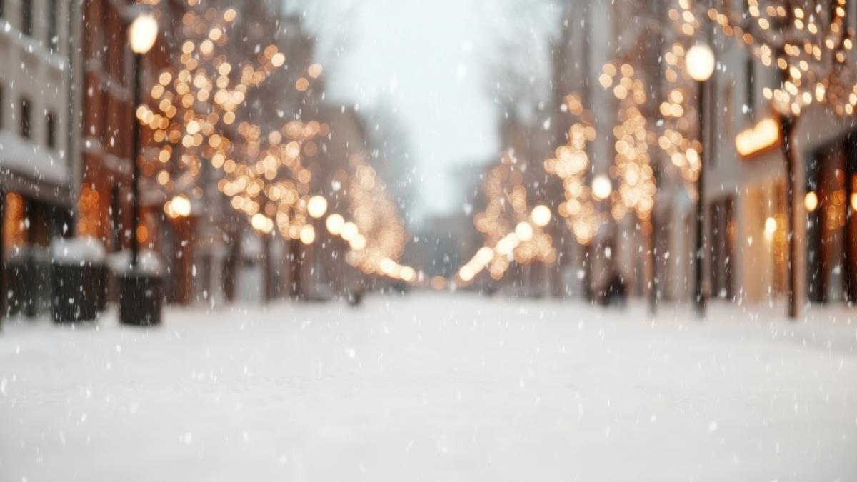Kurz vor Weihnachten gibt es in einigen Regionen Schnee. (Foto)