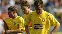 Ex-Fußballprofi Pavel Pergl (Mitte), hier mit seinen Teamkollegen Christian Fröhlich (links) und Karsten Oswald (rechts), ist im Alter von nur 40 Jahren gestorben.