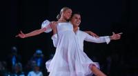 Alexandr und Patricija Ionel 2021 im Finale der Showdance Standard Weltmeisterschaft in Leipzig.