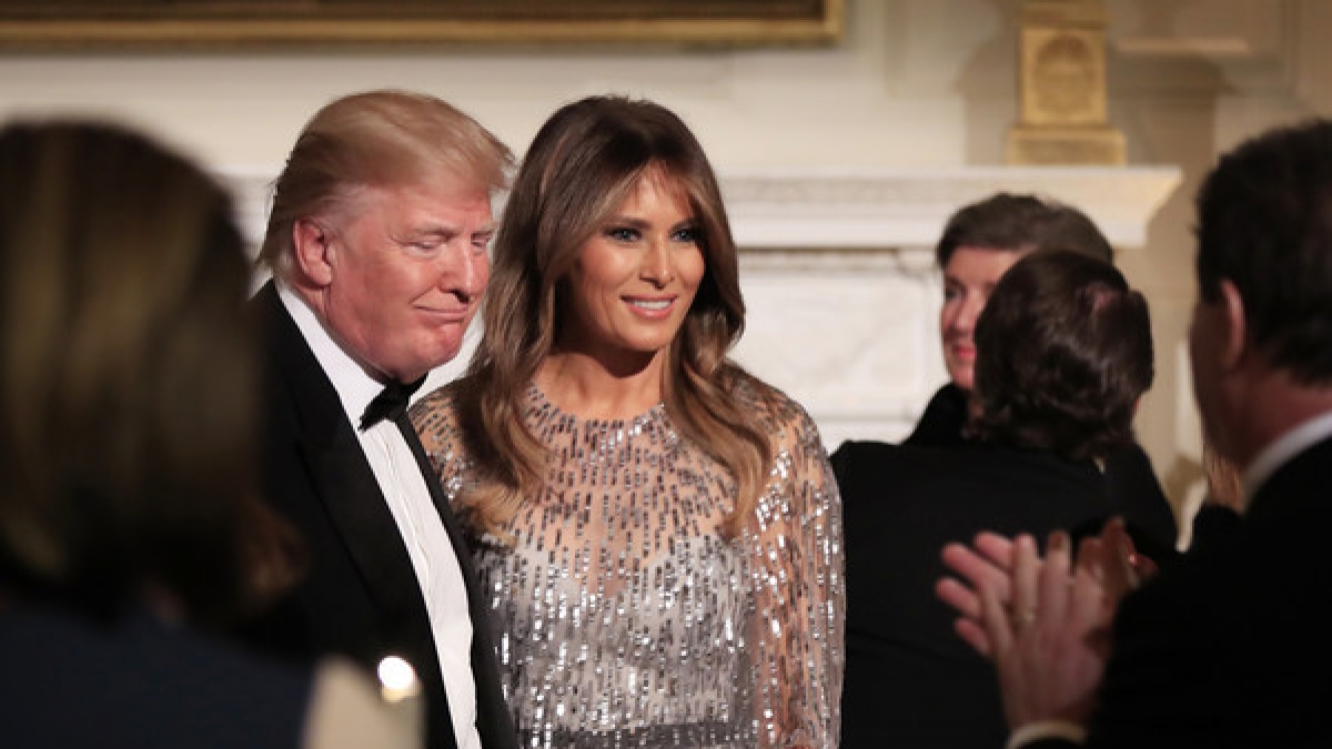 F&uuml;r manche Beobachter ein eigenartiges Paar: Donald und Melania Trump. (Foto)