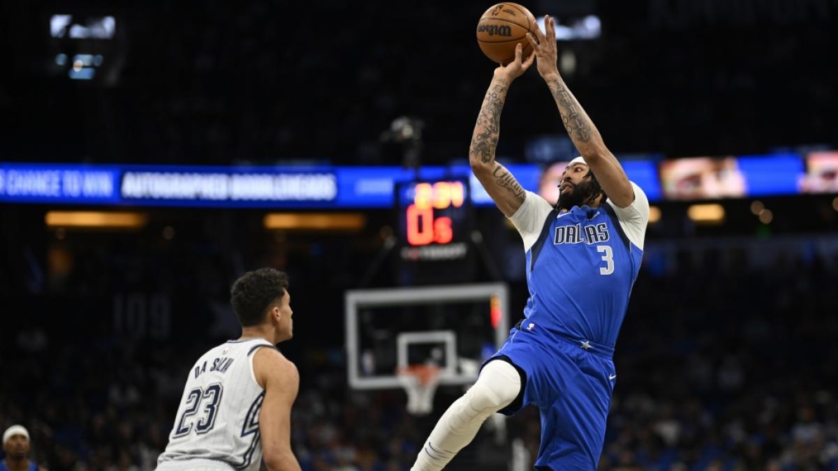 Der deutsche&nbsp;Tristan da Silva​ (23) der Orlando Magic verteidigt in der NBA, am 27.03.2025. (Symbolbild) (Foto)