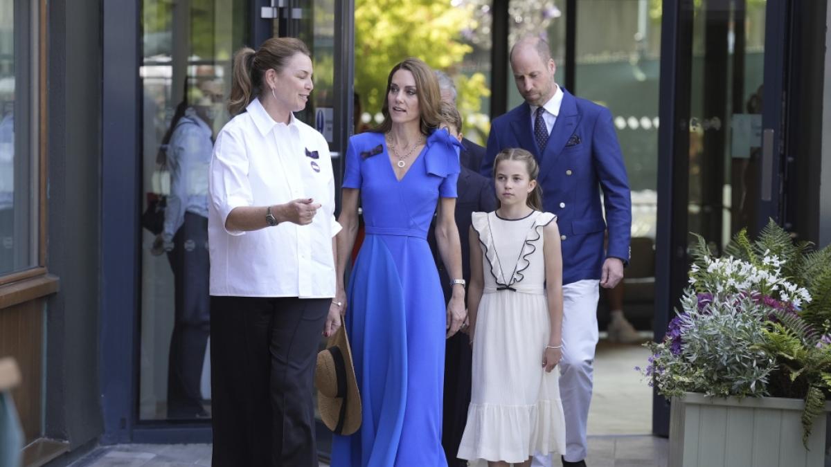 Prinzessin Kate und ihre Familie in Wimbledon. (Foto)
