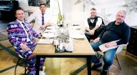 Zur Weihnachtszeit werden die Köche (v.l.) Tim Raue, Tim Mälzer, Christian Lohse und Roland Trettl vor eine ganz besondere Herausforderung gestellt.
