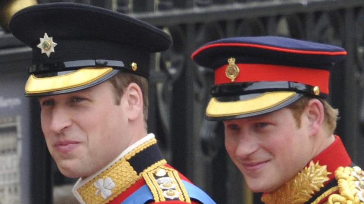 Prinz William von Großbritannien und sein Bruder Harry (Foto)