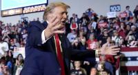 Donald Trump schockte bei einer Wahlkampfveranstaltung mit Aussagen zu einem möglichen Putin-Angriff auf die Nato.