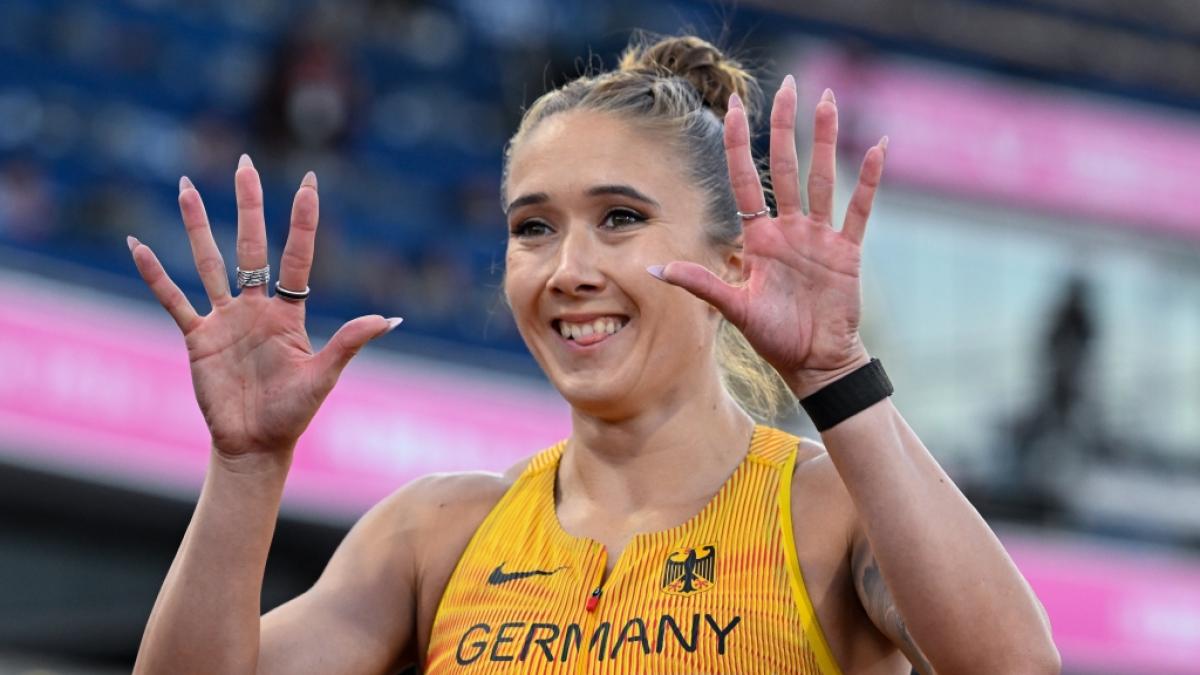 Gina L&uuml;ckenkemper in Aktion. (Foto)