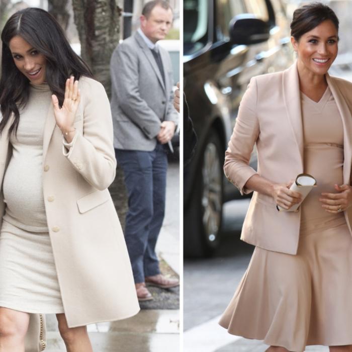 Babybauch-Beschiss? DIESE Fotos von Herzogin Meghan machen stutzig