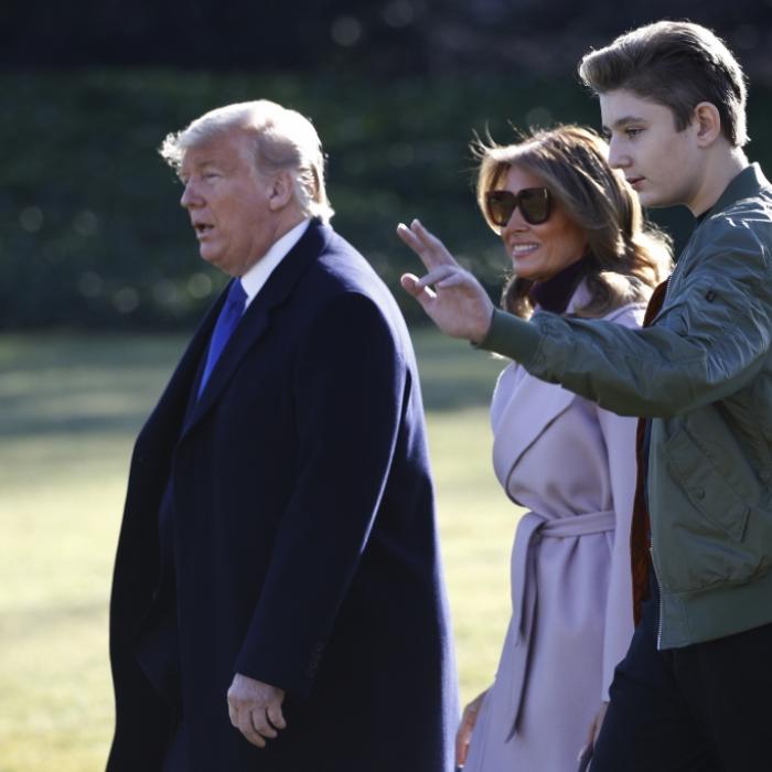 Alle schauen auf Trumps Sohn – dieser Look sorgt für Gesprächsstoff
