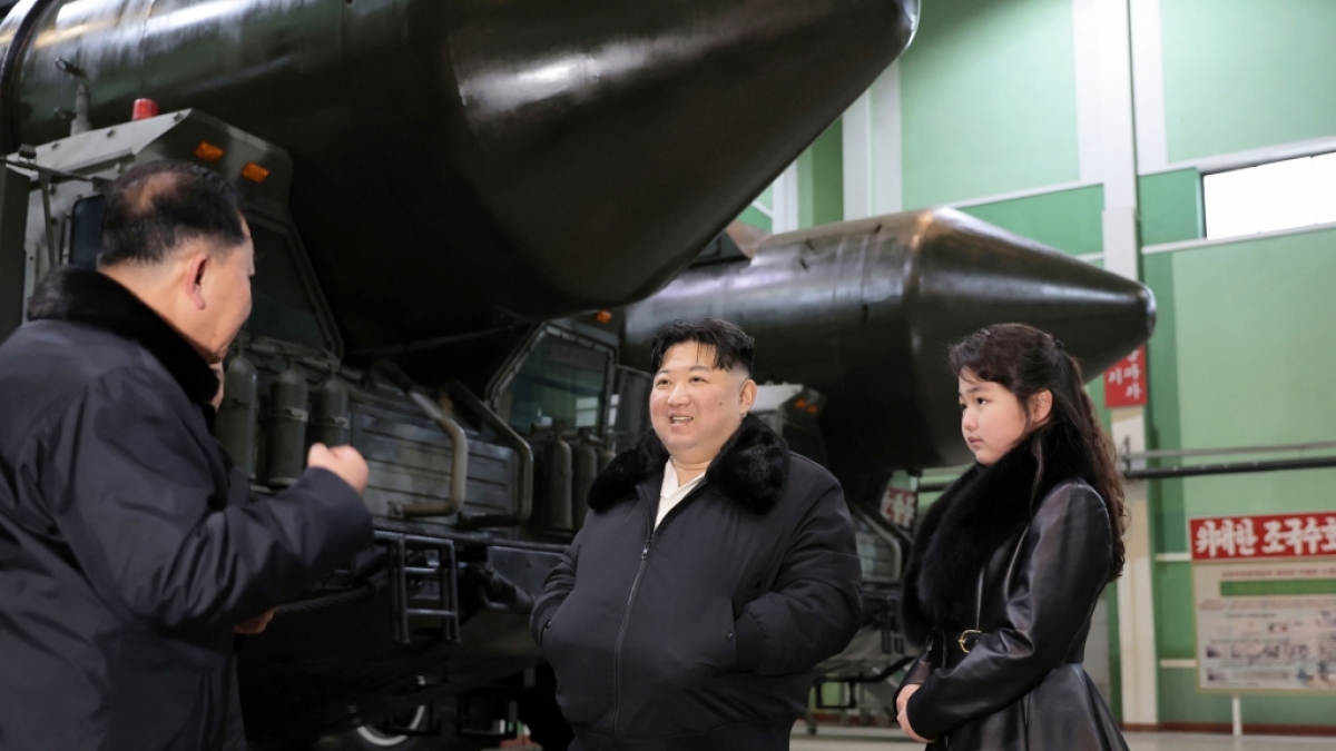 Kim Ju Ae wird als Nachfolgerin von Kim Jong Un gehandelt. (Foto)