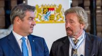 Markus Söder und Thomas Gottschalk (v.l.) haben sich über ihre Essgewohnheiten unterhalten.