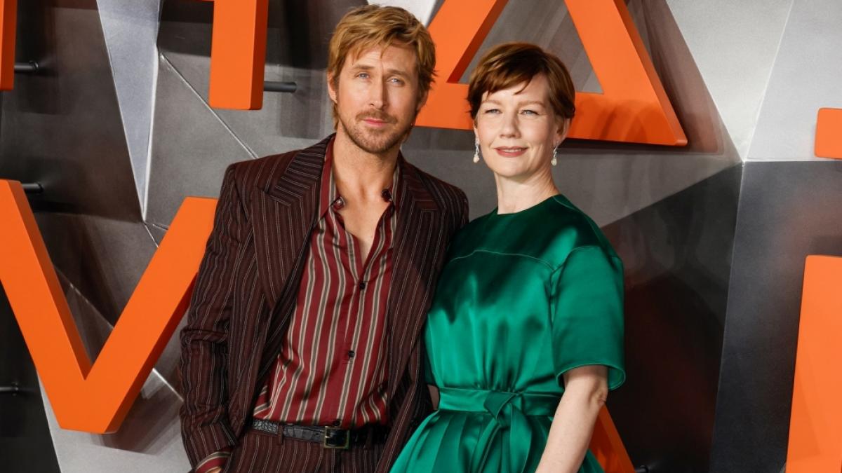 Die Schauspieler Ryan Gosling und Sandra H&uuml;ller bei der Premiere von "Der Astronaut - Project Hail Mary". (Foto)