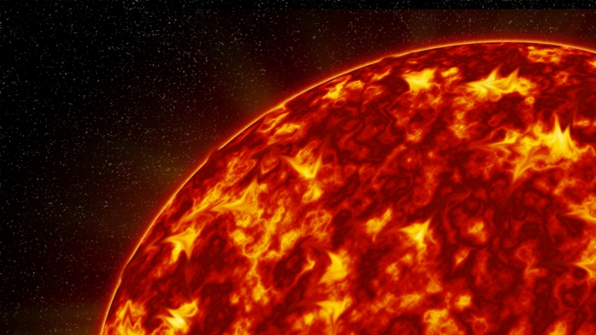 Bei einer Sonneneruption wurde Sonnenplasma in Richtung Erde geschleudert. Schon bald k&ouml;nnte die Plasmawolke auf die Erde treffen. (Foto)