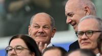 Olaf Scholz war zu Gast bei den Deutschland-Spielen der Fußball-EM.