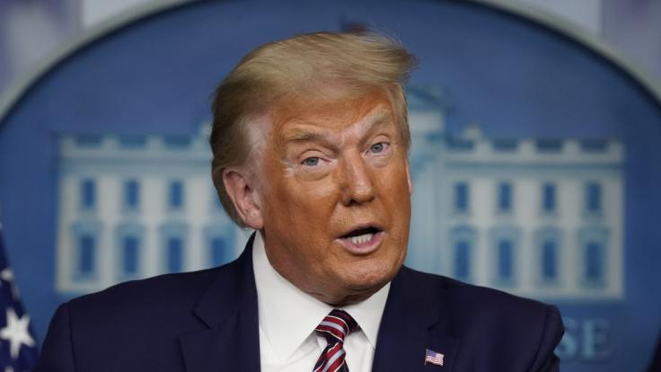 Donald Trump wurde positiv auf das Coronavirus getestet.