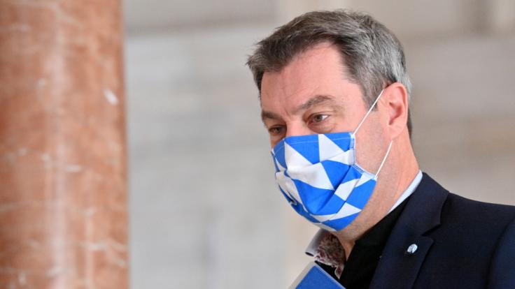 Markus Söder bekräftigt Forderung nach mehr nationalen Regeln gegen Corona.