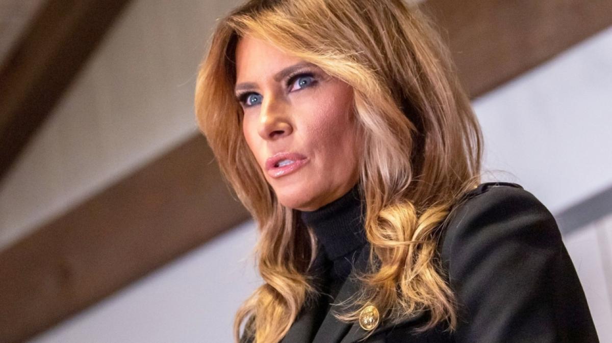 Melania strahlte trotz einer m&ouml;glichen Verurteilung von Ehemann Donald Trump. (Foto)