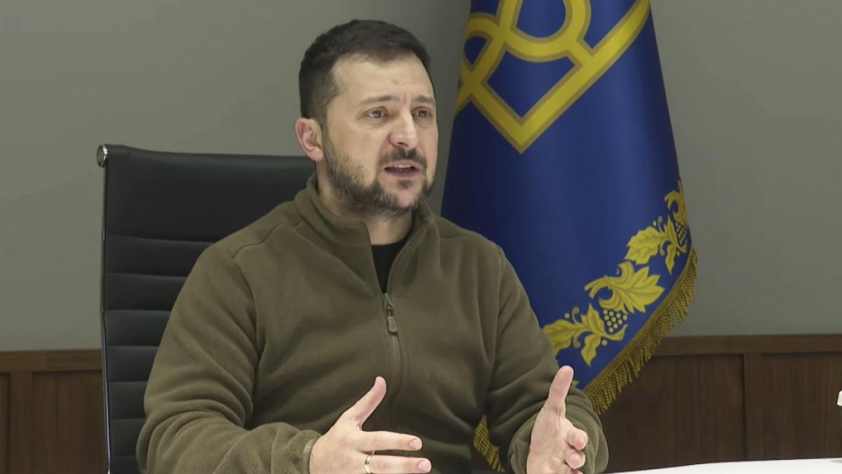 Der ukrainische Pr&auml;sident Wolodymyr Selenskyj hat den Kampf seines Landes gegen den Aggressor Russland mit dem Widerstand gegen die Nazis im Zweiten Weltkrieg verglichen. (Foto)