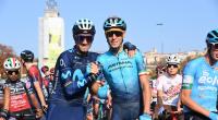Alejandro Valverde (l.) aus Spanien und Vincenzo Nibali aus Italien stehen bei der Lombardei-Rundfahrt 2022 am Start. Wer holt sich dieses Jahr den Sieg beim Eintagesrennen?