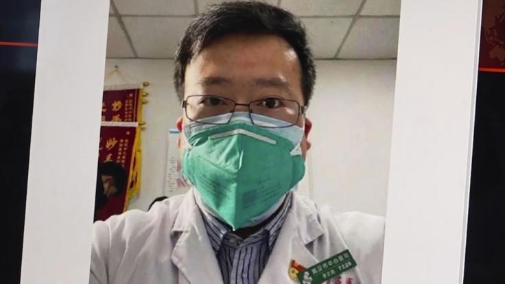 Dieses Bild zeigt ein Selfie von Dr. Li Wenliang.