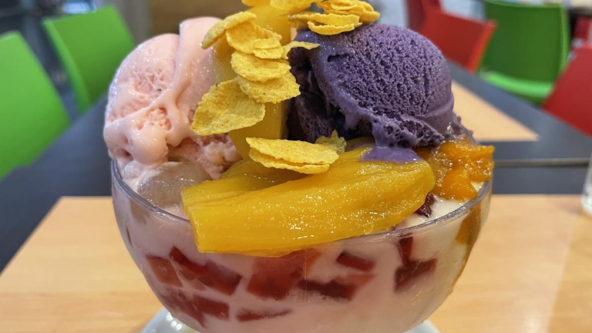 Halo-Halo ist ein beliebtes philippinisches Dessert des Inselstaates und gleichzeitig ein Drink. (Foto)