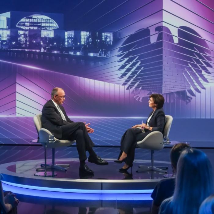 Diese Spitze gegen Merkel konnte sich der Bundeskanzler nicht verkneifen