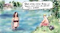 Baden im See ist übrigens vegan und dass obwohl Tiere enthalten sind.