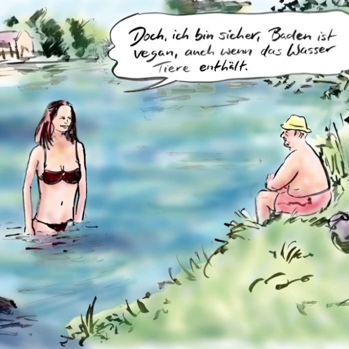 Vegane Cartoons ganz ohne Fleisch