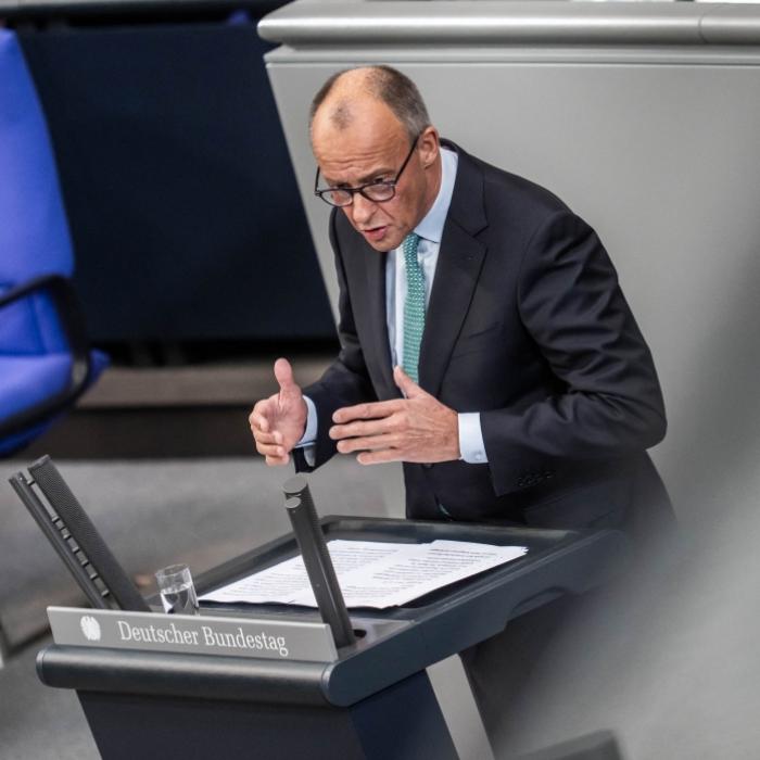 Friedrich Merz versuchte sich in einer Regierungserklärung an einer Botschaft über Gerechtigkeit.