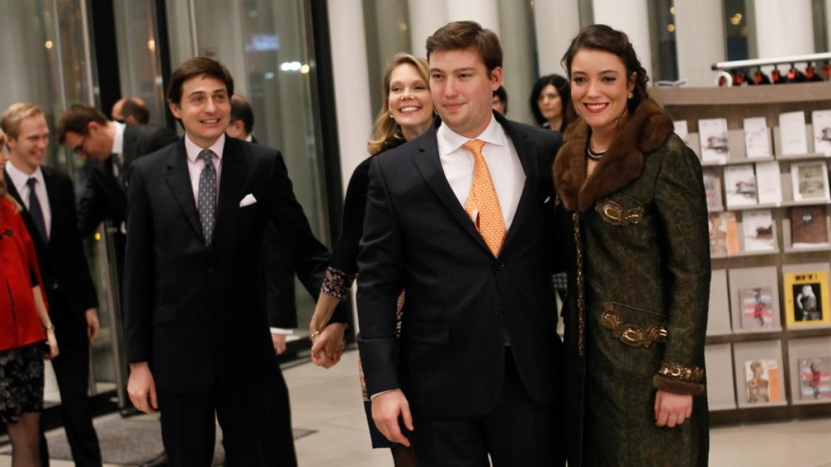 Prinzessin Alexandra von Luxemburg (r.) mit ihrem j&uuml;ngeren Bruder Prinz S&eacute;bastien. (Foto)