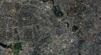Dieses Satellitenbild zeigt die Belarus-Hauptstadt Minsk.