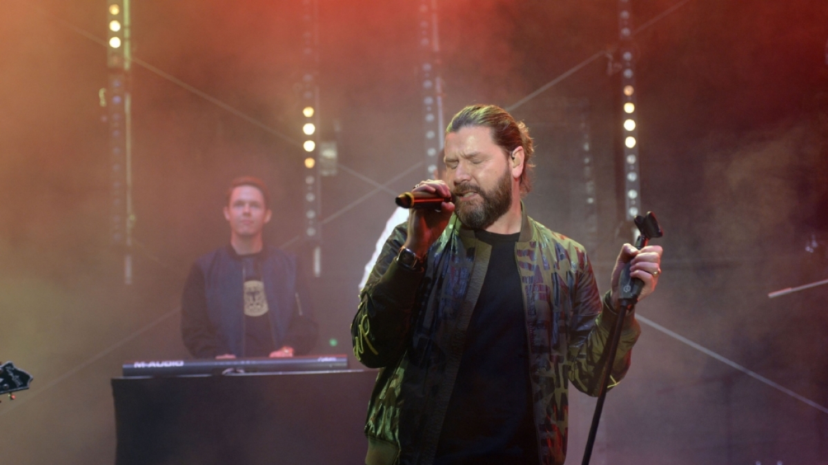 Rea Garvey heizt beim Mauer Flower Festival ein. (Foto)