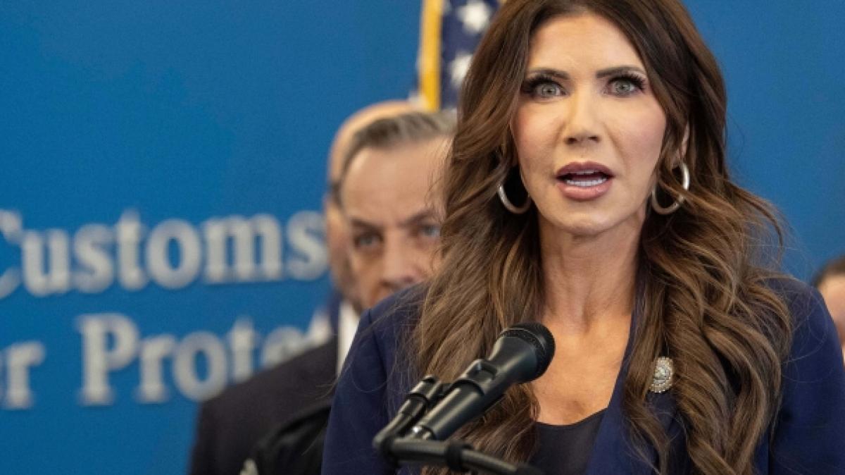 Kristi Noem sieht sich mit Nazi-Vorw&uuml;rfen konfrontiert. (Foto)
