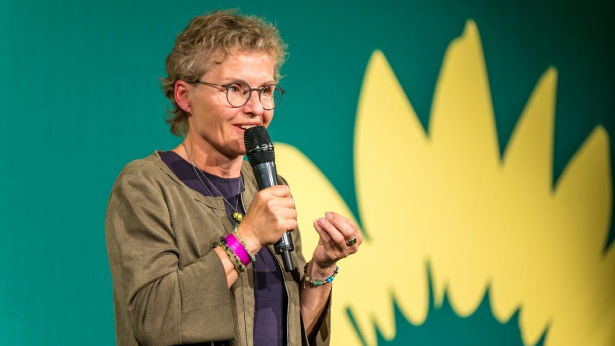 Antje T&ouml;pfer, Spitzenkandidatin von B&uuml;ndnis 90/Die Gr&uuml;nen. (Foto)
