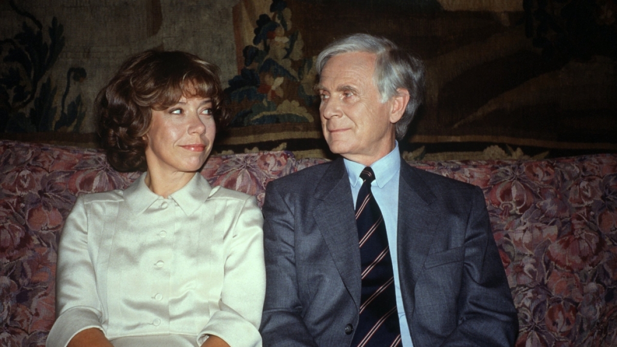 Vicco von B&uuml;low alias Loriot mit Evelyn Hamann. (Foto)