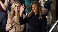 Im Kleid mit hohem Beinschlitz beglückt Melania Trump ihre Follower bei Instagram.