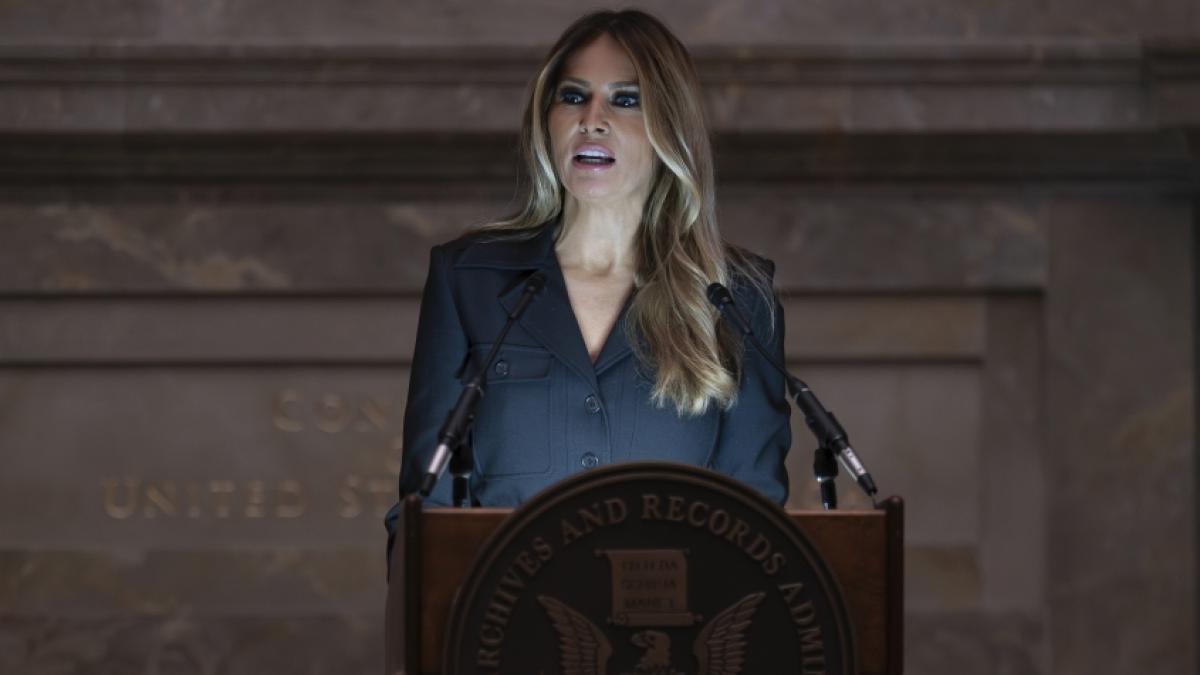 Melania Trump erntete nach ihrem Auftritt teils w&uuml;tende Reaktionen. (Foto)