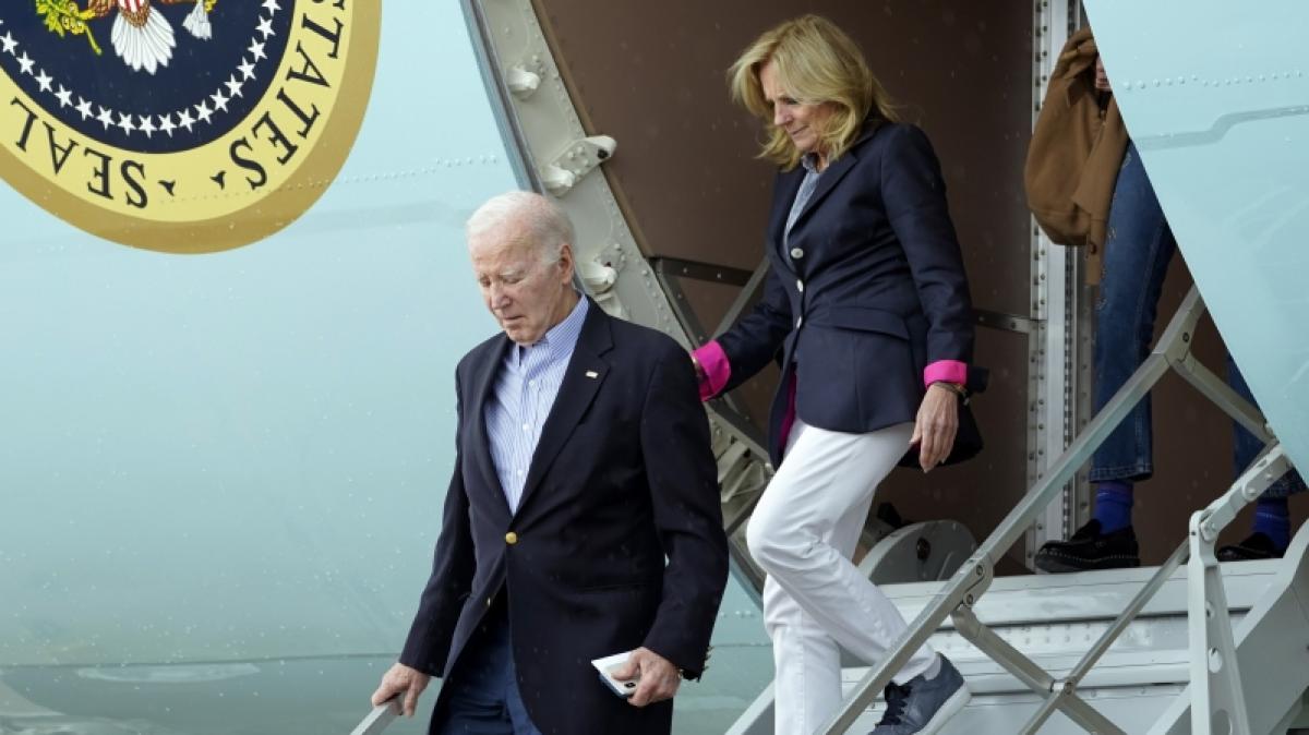 Ob sich Joe Biden seinen Start in 2024 so vorgestellt hatte? (Foto)