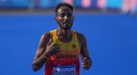 Samuel Fitwi siegt beim Marathon in Hannover.