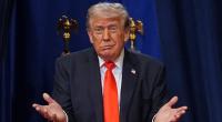 Donald Trump sind bei einer Veranstaltung offenbar wieder die Augen zugefallen.