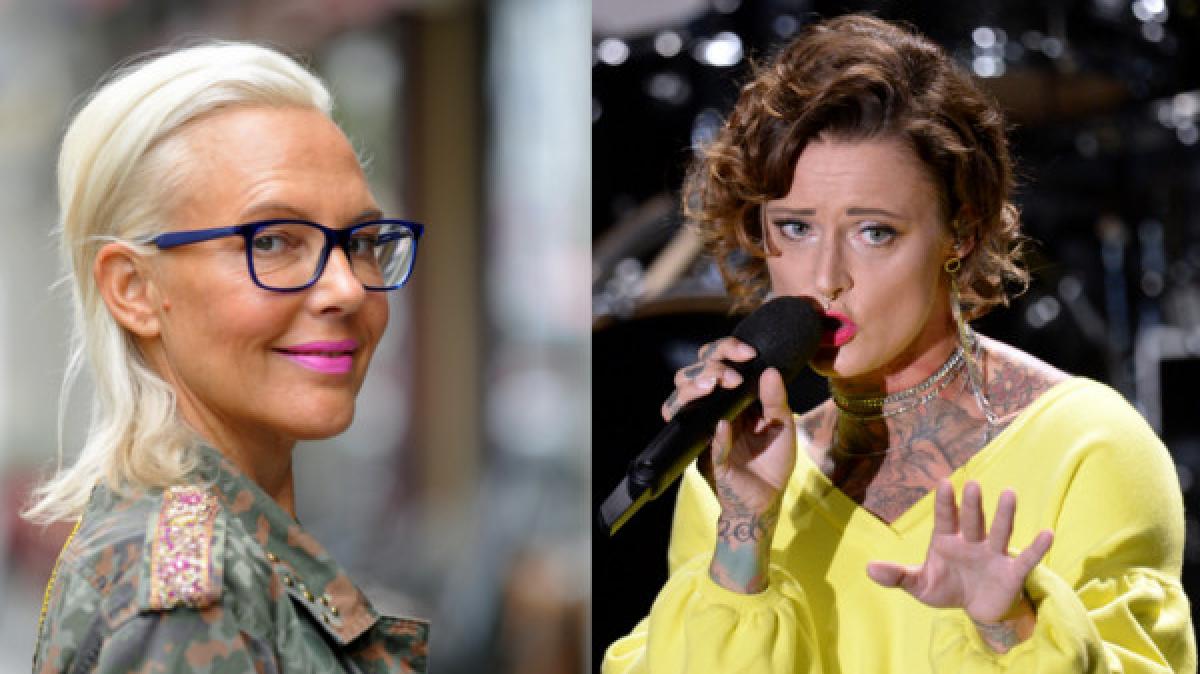 So sehen Natascha Ochsenknecht und Jennifer Weist ohne die FaceApp aus. (Foto)