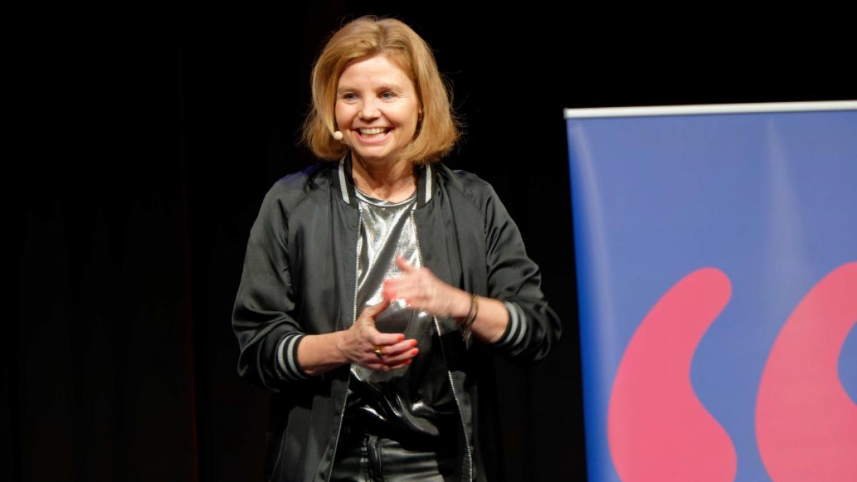 Die Komikerin und Schauspielerin Annette Frier steht beim Literaturfestival Lit.Cologne auf der B&uuml;hne. (Foto)
