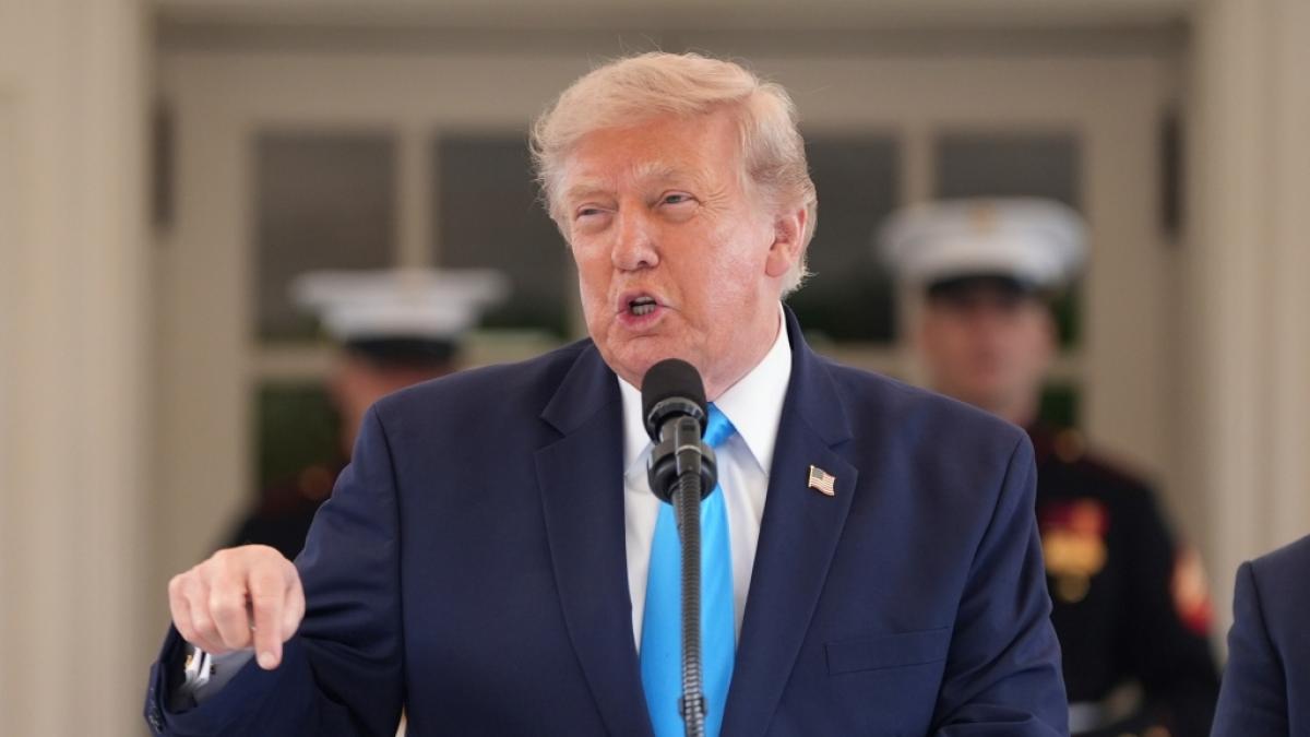 Gegen US-Pr&auml;sident Donald Trump gab es eine heftige Verbalattacke. (Foto)